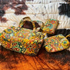 Vera Bradley three-piece set